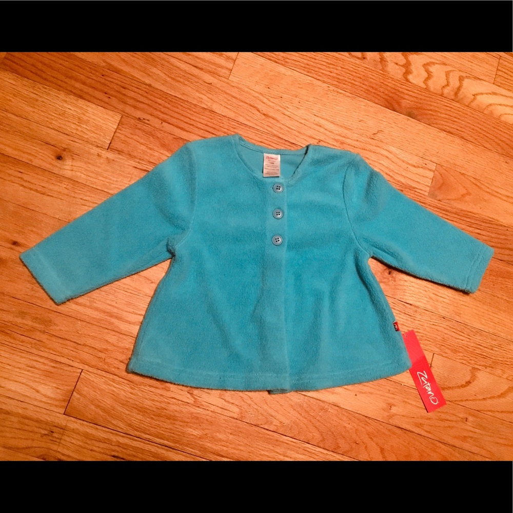 NWT Zutano Cozie swing fleece jacket
